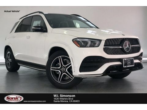 Polar White Mercedes-Benz GLE 350.  Click to enlarge.