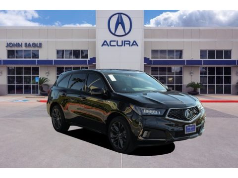 Majestic Black Pearl Acura MDX A Spec AWD.  Click to enlarge.
