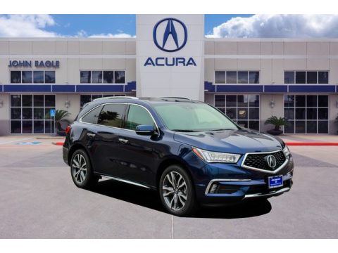 Fathom Blue Pearl Acura MDX Advance AWD.  Click to enlarge.