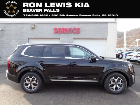 Ebony Black Kia Telluride EX AWD. Click to enlarge. Ebony Black Kia Telluride EX AWD. Click to enlarge.