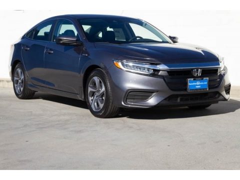 Modern Steel Metallic Honda Insight EX.  Click to enlarge.