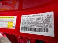 Honda Color Code R94 Radiant Red Metallic #14