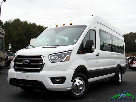 Oxford White Ford Transit Passenger Wagon XLT 350 HR Extended.  Click to enlarge.