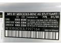 Mercedes-Benz Color Code 775 Iridium Silver Metallic #11