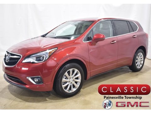 Chili Red Metallic Buick Envision Essence AWD.  Click to enlarge.