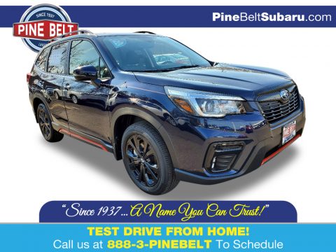 Dark Blue Pearl Subaru Forester 2.5i Sport.  Click to enlarge.