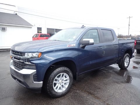 Northsky Blue Metallic Chevrolet Silverado 1500 LT Z71 Crew Cab 4x4.  Click to enlarge.
