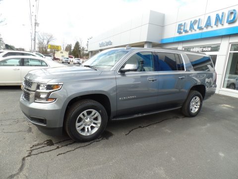 Satin Steel Metallic Chevrolet Suburban LS 4WD.  Click to enlarge.