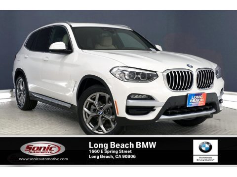 Alpine White BMW X3 sDrive30i.  Click to enlarge.