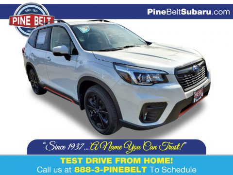 Crystal White Pearl Subaru Forester 2.5i Sport.  Click to enlarge.