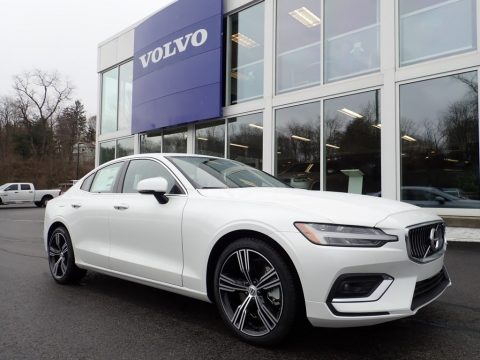 Crystal White Pearl Metallic Volvo S60 T6 AWD Inscription.  Click to enlarge.