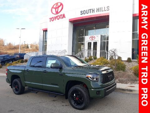 Army Green Toyota Tundra TRD Pro CrewMax 4x4.  Click to enlarge.