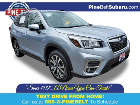 Ice Silver Metallic Subaru Forester 2.5i Limited.  Click to enlarge.