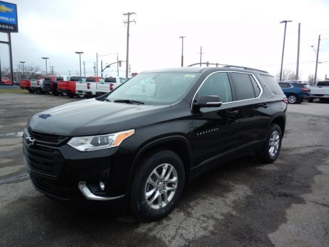 Mosaic Black Metallic Chevrolet Traverse LT.  Click to enlarge.