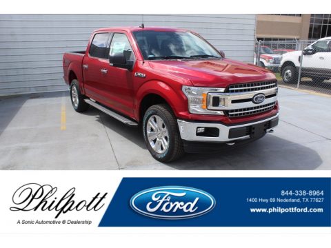 Rapid Red Ford F150 XLT SuperCrew 4x4.  Click to enlarge.