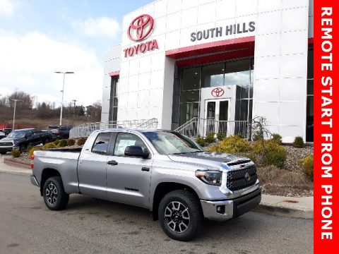Silver Sky Metallic Toyota Tundra TRD Off Road Double Cab 4x4.  Click to enlarge.