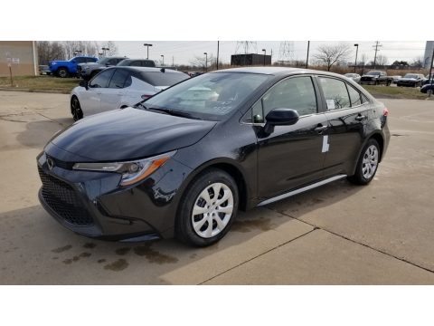 Black Sand Pearl Toyota Corolla LE.  Click to enlarge.