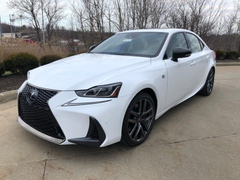Ultra White Lexus IS 350 AWD.  Click to enlarge.
