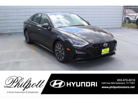 Phantom Black Hyundai Sonata Limited.  Click to enlarge.