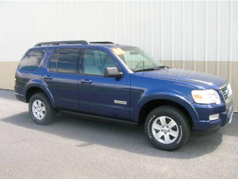 Dark Blue Pearl Metallic Ford Explorer Eddie Bauer 4x4.  Click to enlarge.