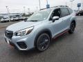 Front 3/4 View of 2020 Subaru Forester 2.5i Sport #19