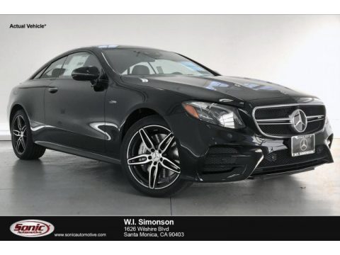 Black Mercedes-Benz E 53 AMG 4Matic Coupe.  Click to enlarge.