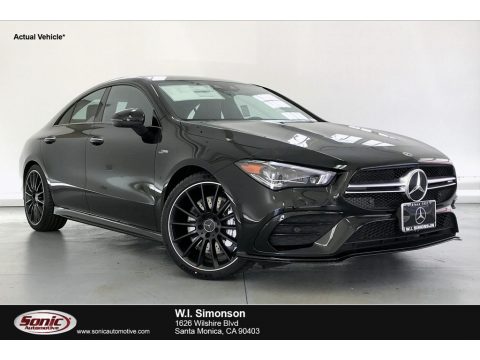 Night Black Mercedes-Benz CLA AMG 35 Coupe.  Click to enlarge.