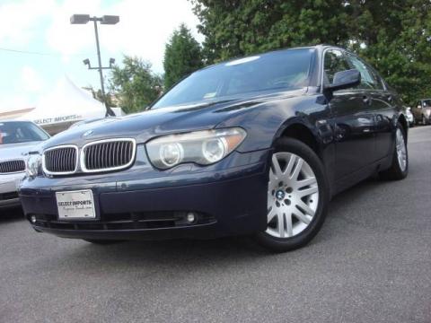 Toledo Blue Metallic BMW 7 Series 745i Sedan.  Click to enlarge.