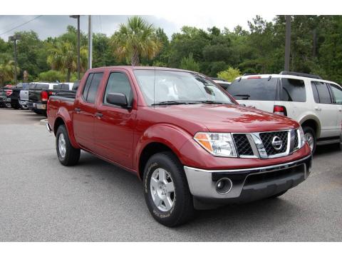 Red Brawn Nissan Frontier SE Crew Cab.  Click to enlarge.