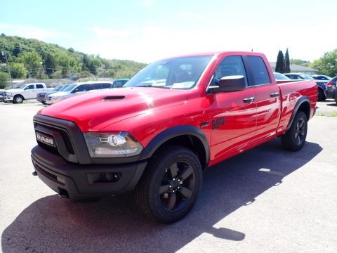 Flame Red Ram 1500 Classic Warlock Quad Cab 4x4.  Click to enlarge.