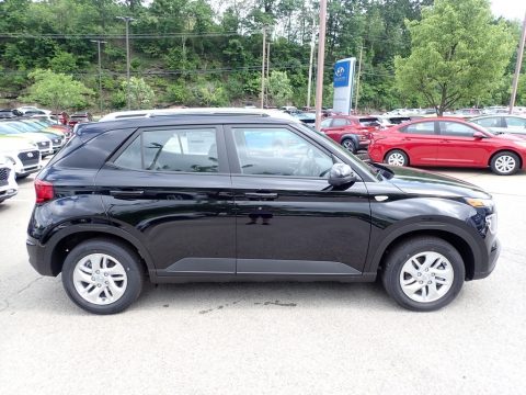 Black Noir Pearl Hyundai Venue SEL.  Click to enlarge.