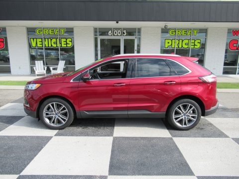 Ruby Red Ford Edge Titanium.  Click to enlarge.
