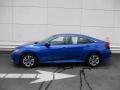  2017 Honda Civic Aegean Blue Metallic #2