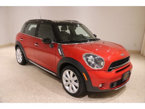 Blazing Red Metallic Mini Countryman Cooper S All4.  Click to enlarge.