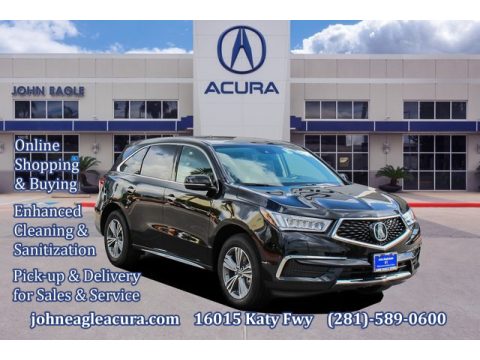 Majestic Black Pearl Acura MDX FWD.  Click to enlarge.