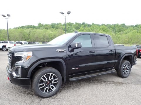 Onyx Black GMC Sierra 1500 AT4 Crew Cab 4WD.  Click to enlarge.