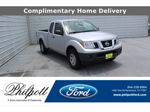 Brilliant Silver Nissan Frontier S King Cab.  Click to enlarge.