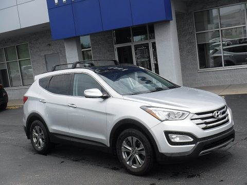 Sparkling Silver Hyundai Santa Fe Sport AWD.  Click to enlarge.