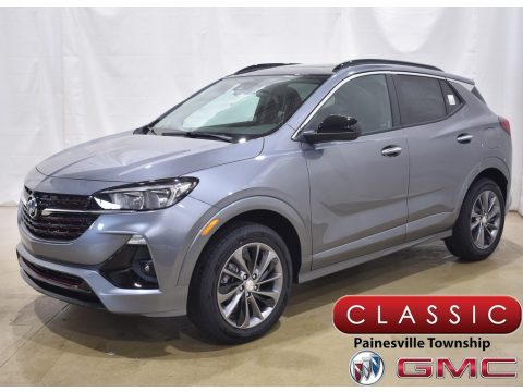 Satin Steel Metallic Buick Encore GX Select AWD.  Click to enlarge.