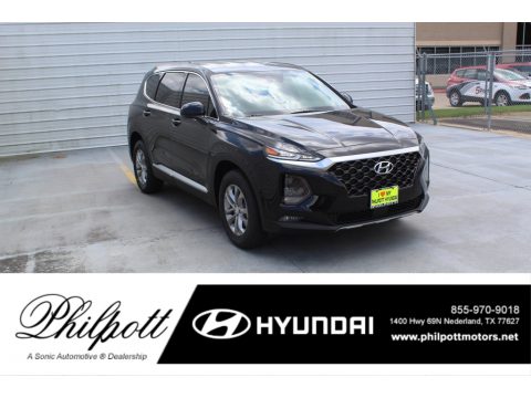 Twilight Black Hyundai Santa Fe SEL.  Click to enlarge.