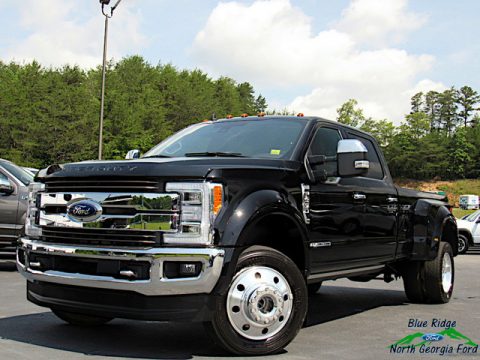 Agate Black Ford F450 Super Duty King Ranch Crew Cab 4x4.  Click to enlarge.