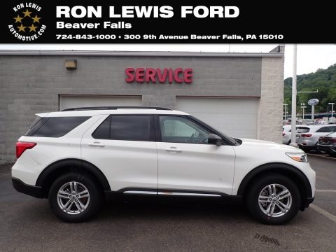 Oxford White Ford Explorer XLT 4WD.  Click to enlarge.