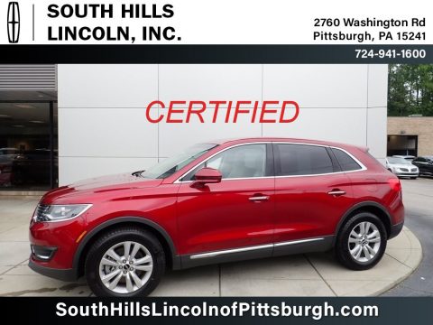 Ruby Red Metallic Lincoln MKX Premiere AWD.  Click to enlarge.