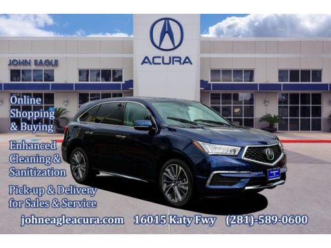Fathom Blue Pearl Acura MDX Technology AWD.  Click to enlarge.