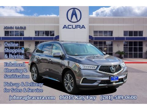 Modern Steel Metallic Acura MDX Technology AWD.  Click to enlarge.