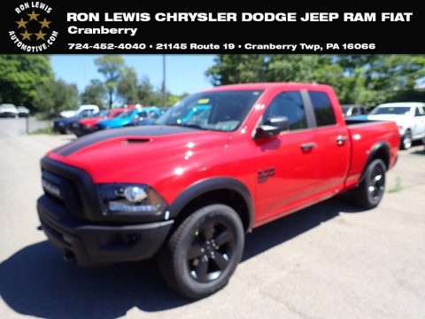 Flame Red Ram 1500 Classic Warlock Quad Cab 4x4.  Click to enlarge.