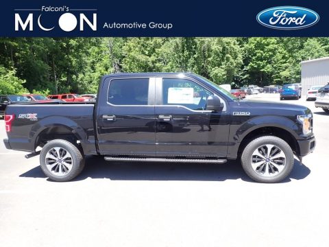 Agate Black Ford F150 XL SuperCrew 4x4.  Click to enlarge.