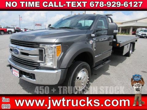 Magnetic Ford F550 Super Duty XL Regular Cab 4x4 Rollback Truck.  Click to enlarge.