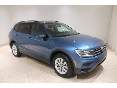 Blue Silk Metallic Volkswagen Tiguan S.  Click to enlarge.