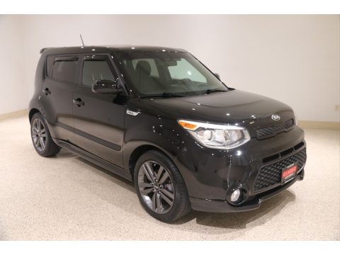 Shadow Black Kia Soul +.  Click to enlarge.